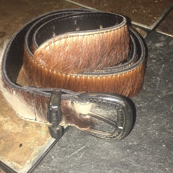 minoronzoni Accessories - Pony hair minoronzoni belt